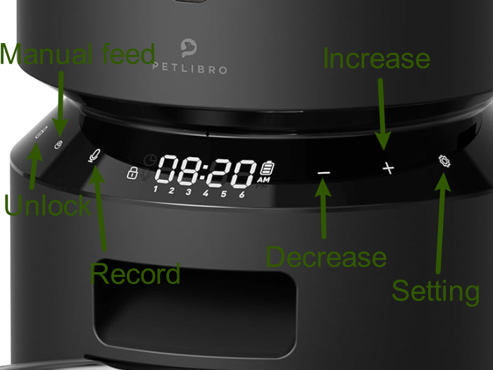 How do I set the current time on the Granary Automatic feeder? AF005 ...